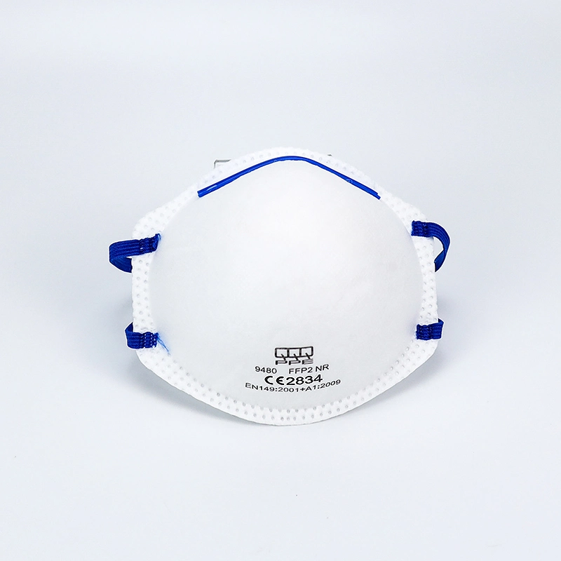 Top Quality Workwear CE Approved Nb 2163 En149 FFP2 Nr N95 KN95 Respirator Eua Disposable Half Face Mask