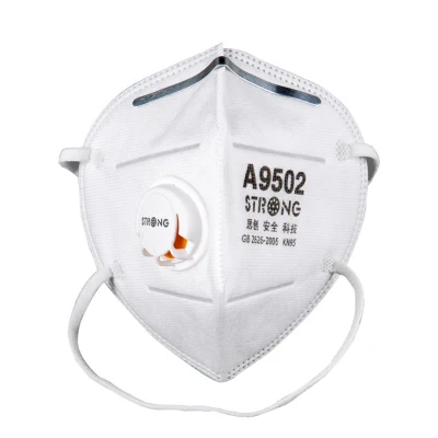 Maschera facciale per bocca in tessuto non tessuto stampato monouso di alta qualità con N95