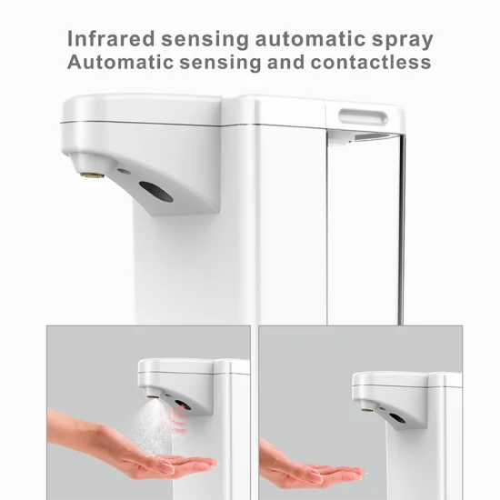Dispenser automatico di sapone liquido con sensore di movimento a raggi infrarossi a schiuma elettrica ad alto volume
